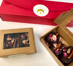 Stuffed Medjool Dates with Cacao Magic Ghee and pecan